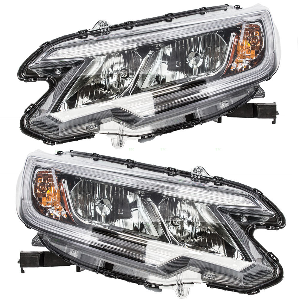 Headlight for 2015-2016 CR-V w/o Projector Beam w/o LED DRL 33150T1WA11 Set HO2502162