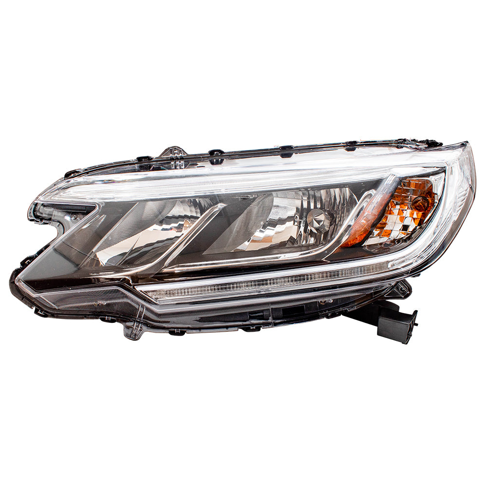 Headlight for 2015-2016 CR-V LED Daytime Running Lamps w/o Projector Beam 33150T1WA01 Left