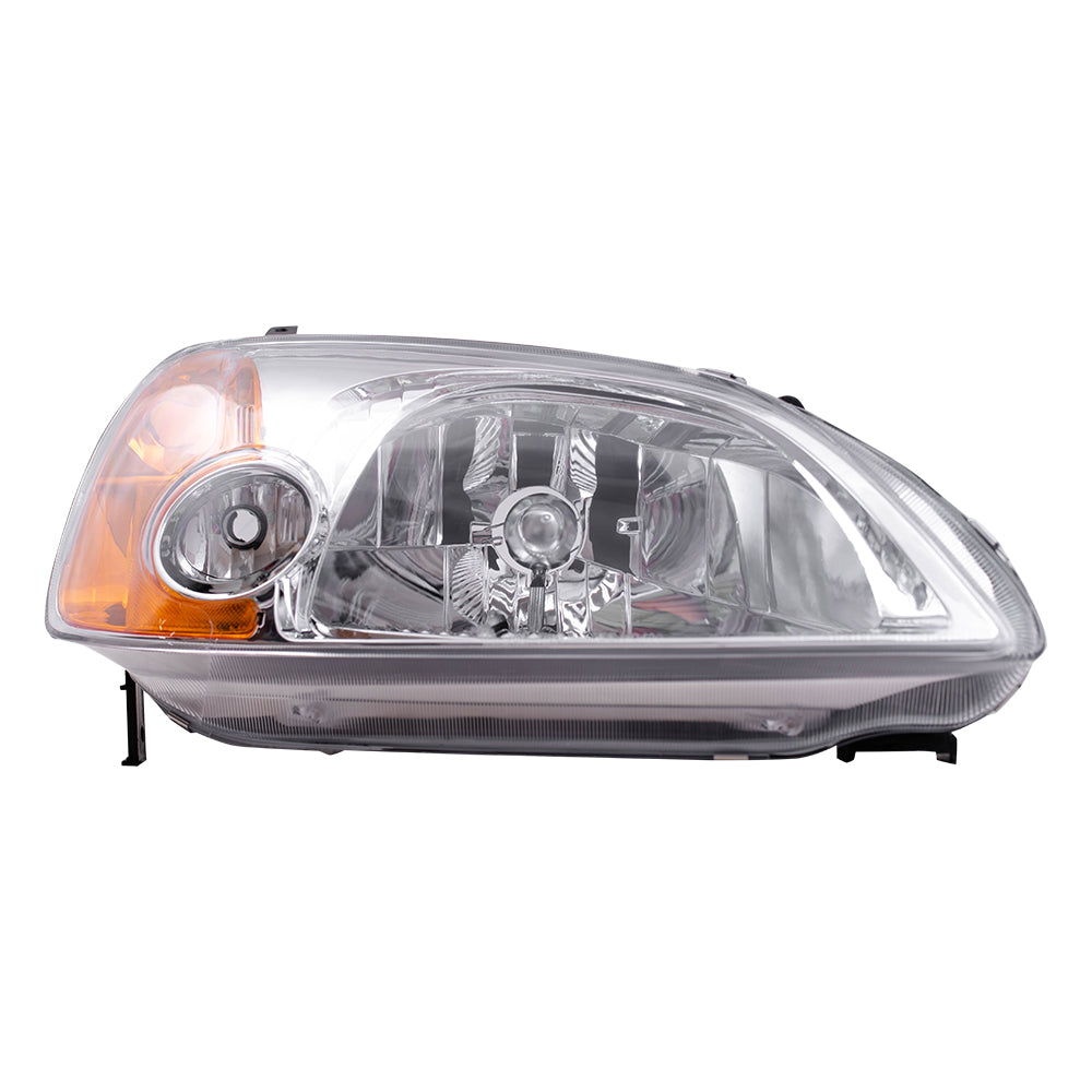 Headlight for 2001-2003 Civic Coupe 33101S5PA01 Right