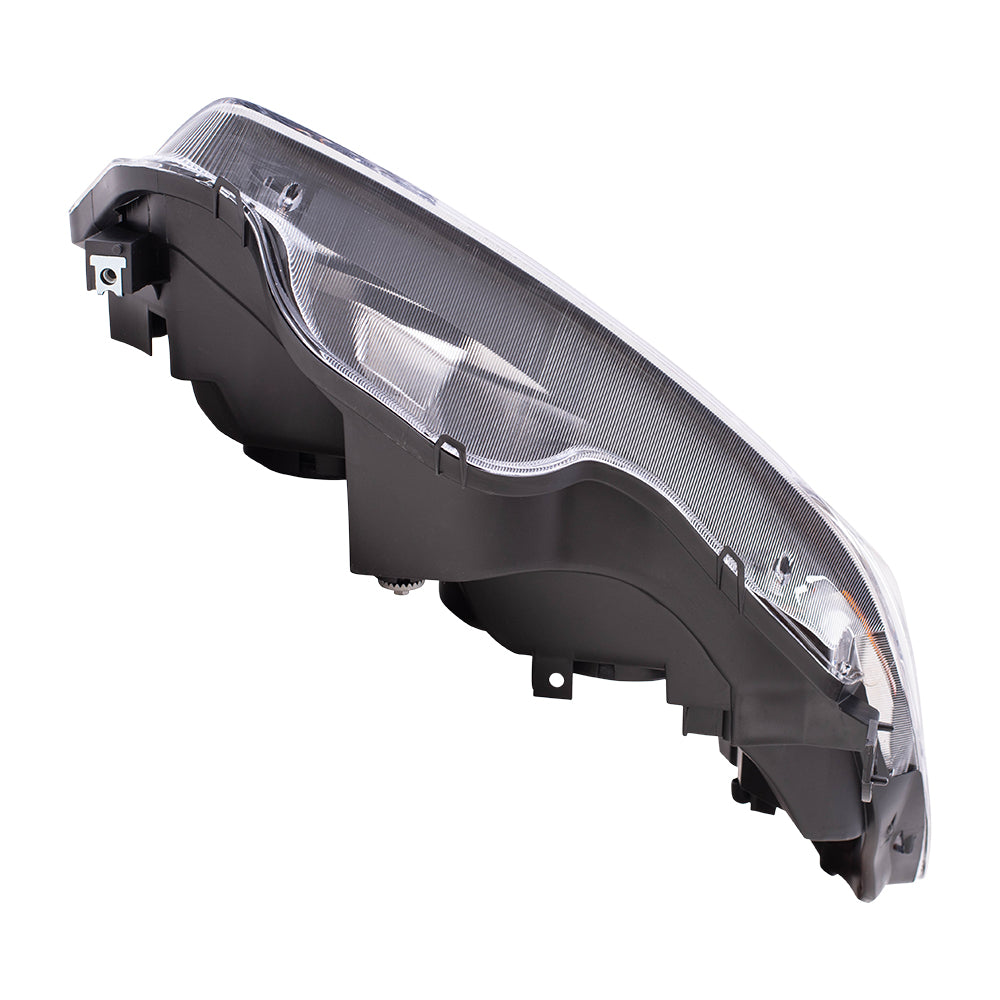 Headlight for 2006-2011 Civic Coupe w/ Black Bezel Amber Park Lens 33151SVAA01 Left