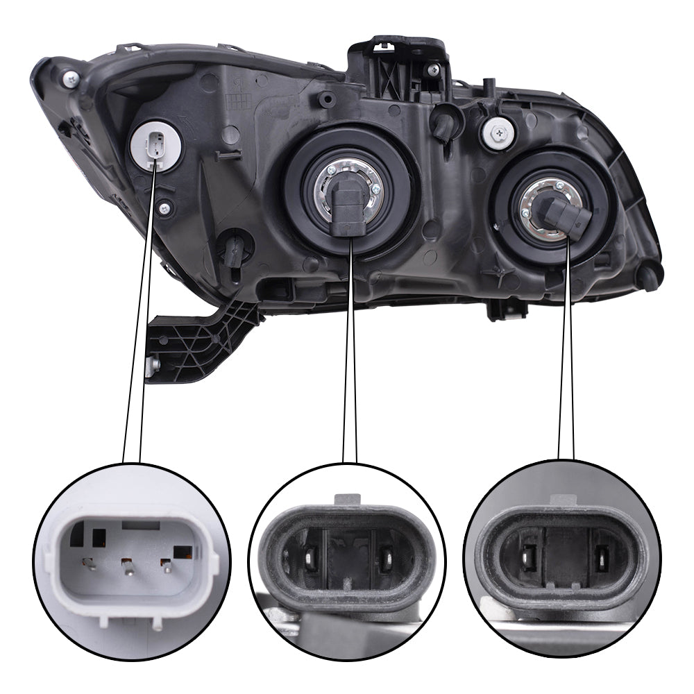 Headlight for 2012 Civic Exc Hybrid 33150TR0A01 Left HO2502144