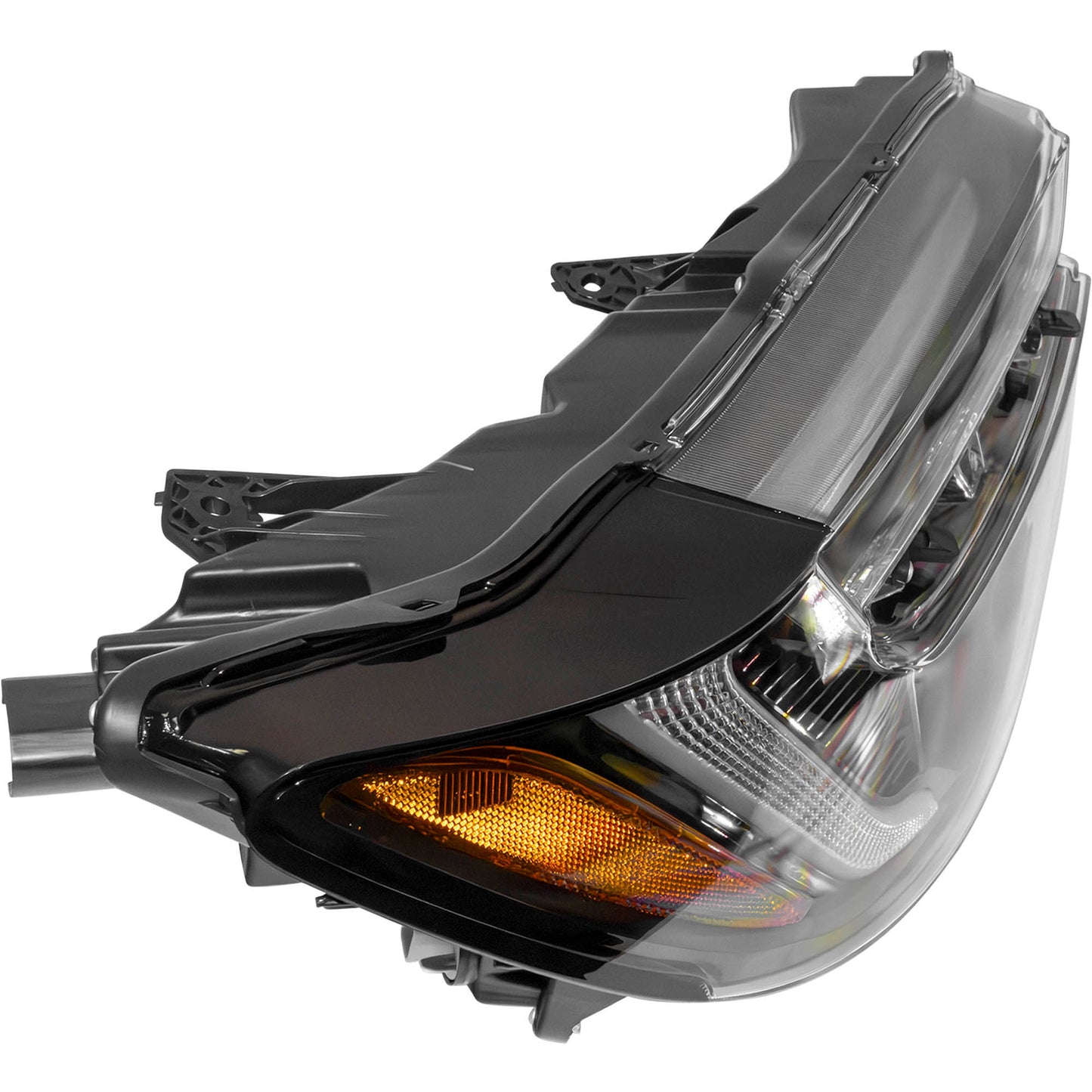 Brock Driver Left Passenger Right LED Combination Headlight With 5 Pin Connector Set Compatible with 2021-2025 Honda Ridgeline EX-L/RTL/Sport Without Automatic High Beams 7221-0117LR