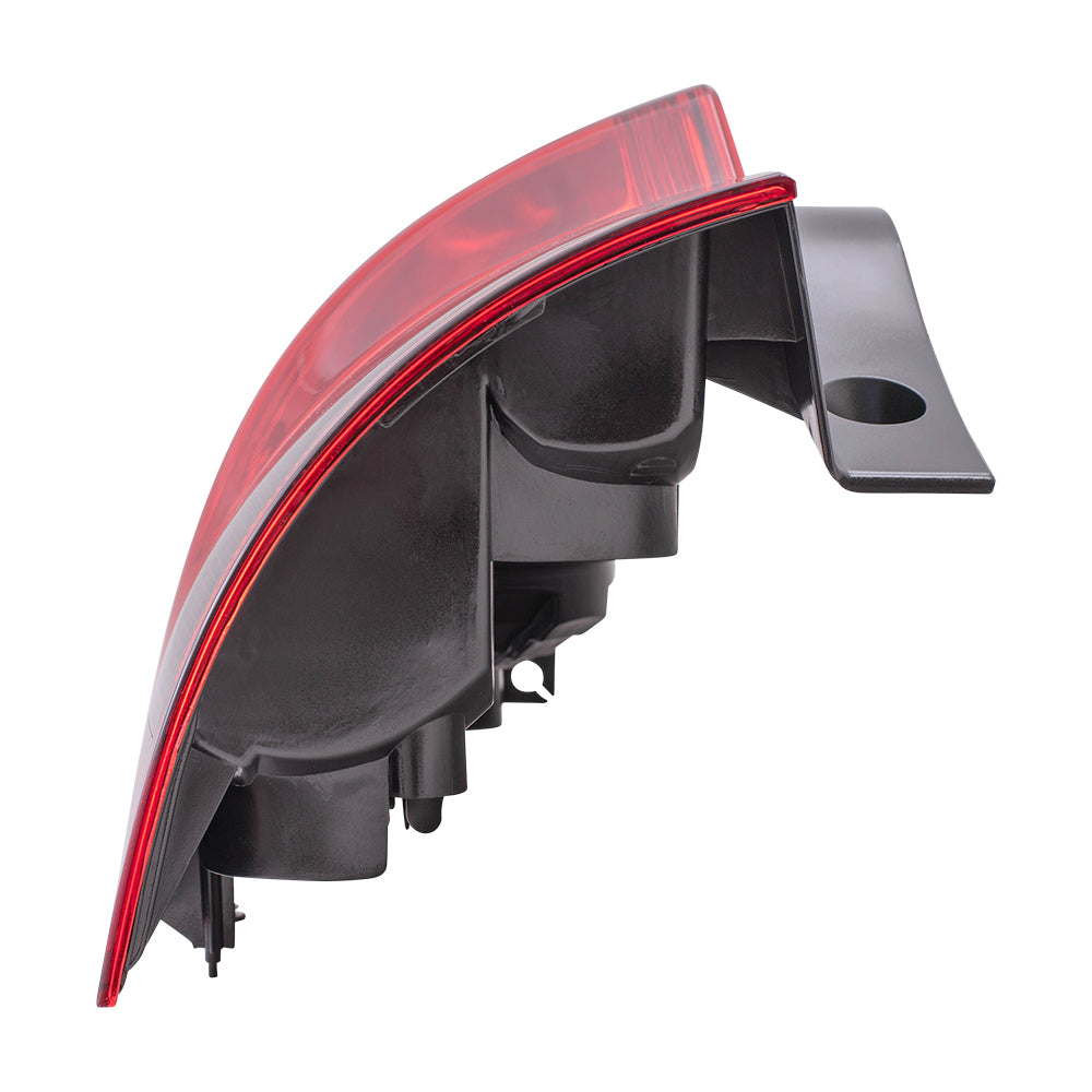 Brock Replacement Passengers Taillight Tail Lamp with Bright Red Lens Compatible with 03-08 Element 33501SCVA01