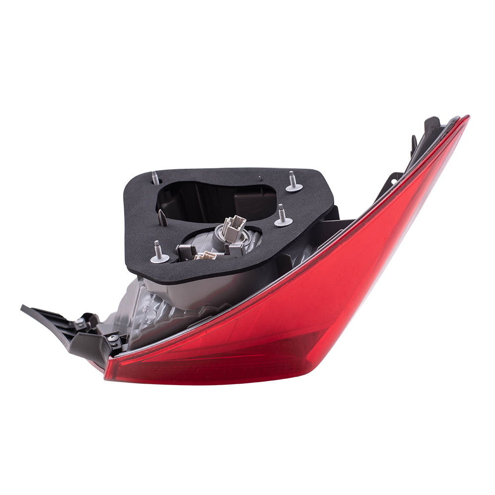 Brock Replacement Drivers and Passengers Set Tail Light Assemblies Compatible with 2011-2012 Accord Coupe