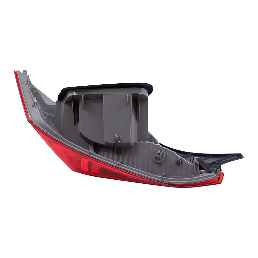 Brock Replacement Drivers and Passengers Set Tail Light Assemblies Compatible with 2011-2012 Accord Coupe