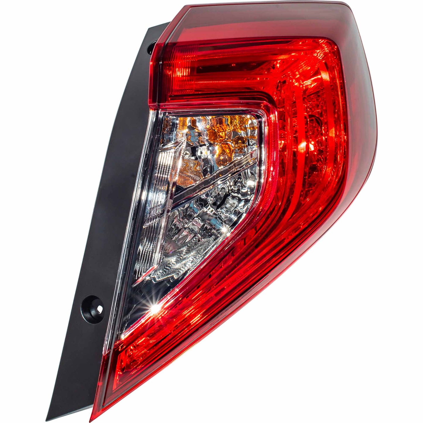 Brock Passenger Side Right CAPA Certified Combination Tail Light Assembly Body Mounted Compatible With 2016-2021 Honda Civic Sedan 7222-0055R-CAPA