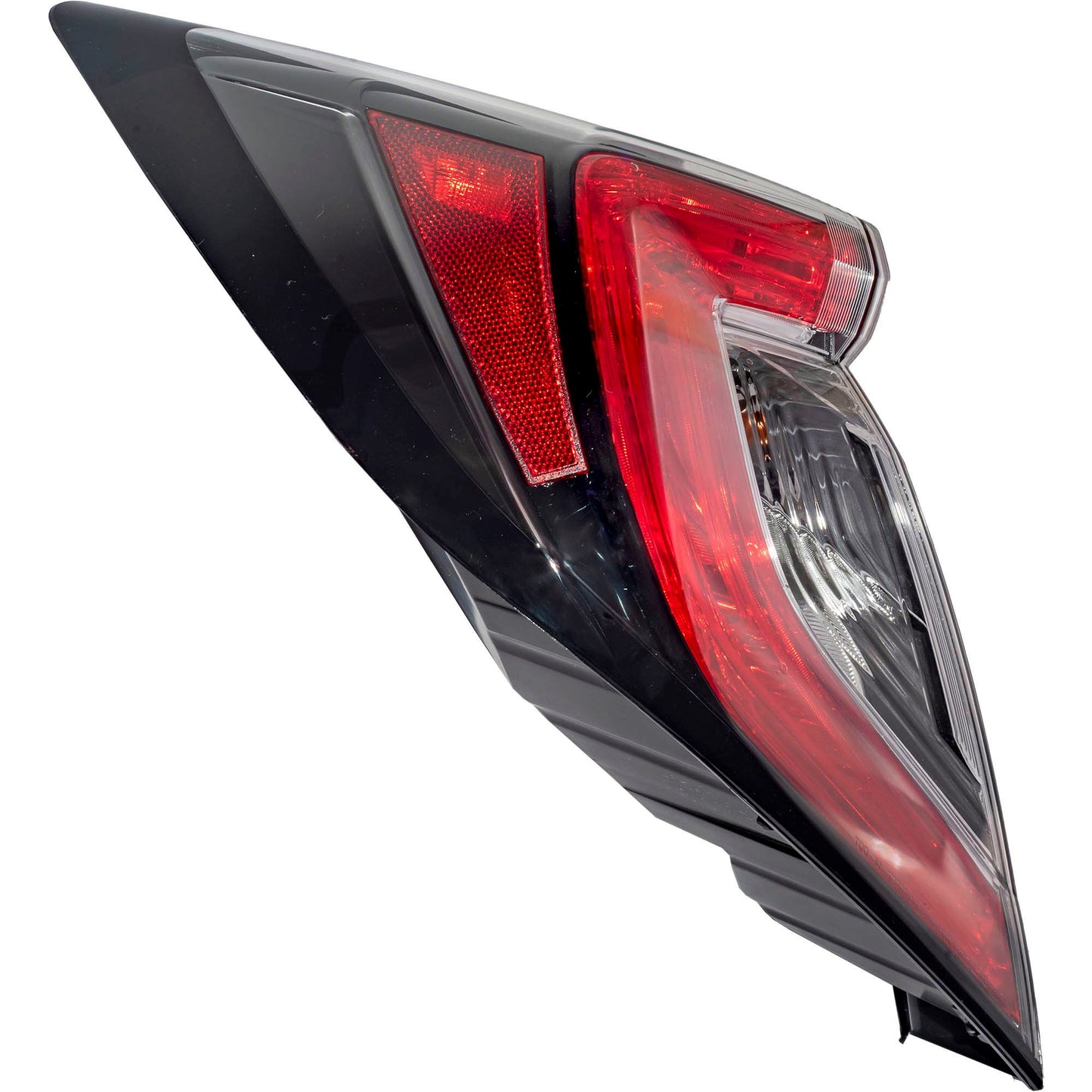 Brock Driver Left Combination Tail Light Assembly Body Mounted Compatible with 2017-2021 Honda Civic Hatchback 2017-2021 Honda Civic Type R 7222-0085L