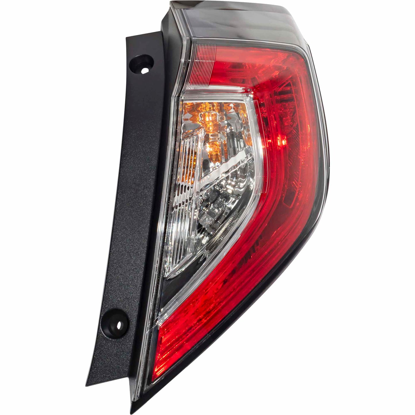 Brock Driver Left Passenger Right Combination Tail Light Assembly Set Body Mounted Compatible with 2017-2021 Honda Civic Hatchback 2017-2021 Honda Civic Type R 7222-0085LR