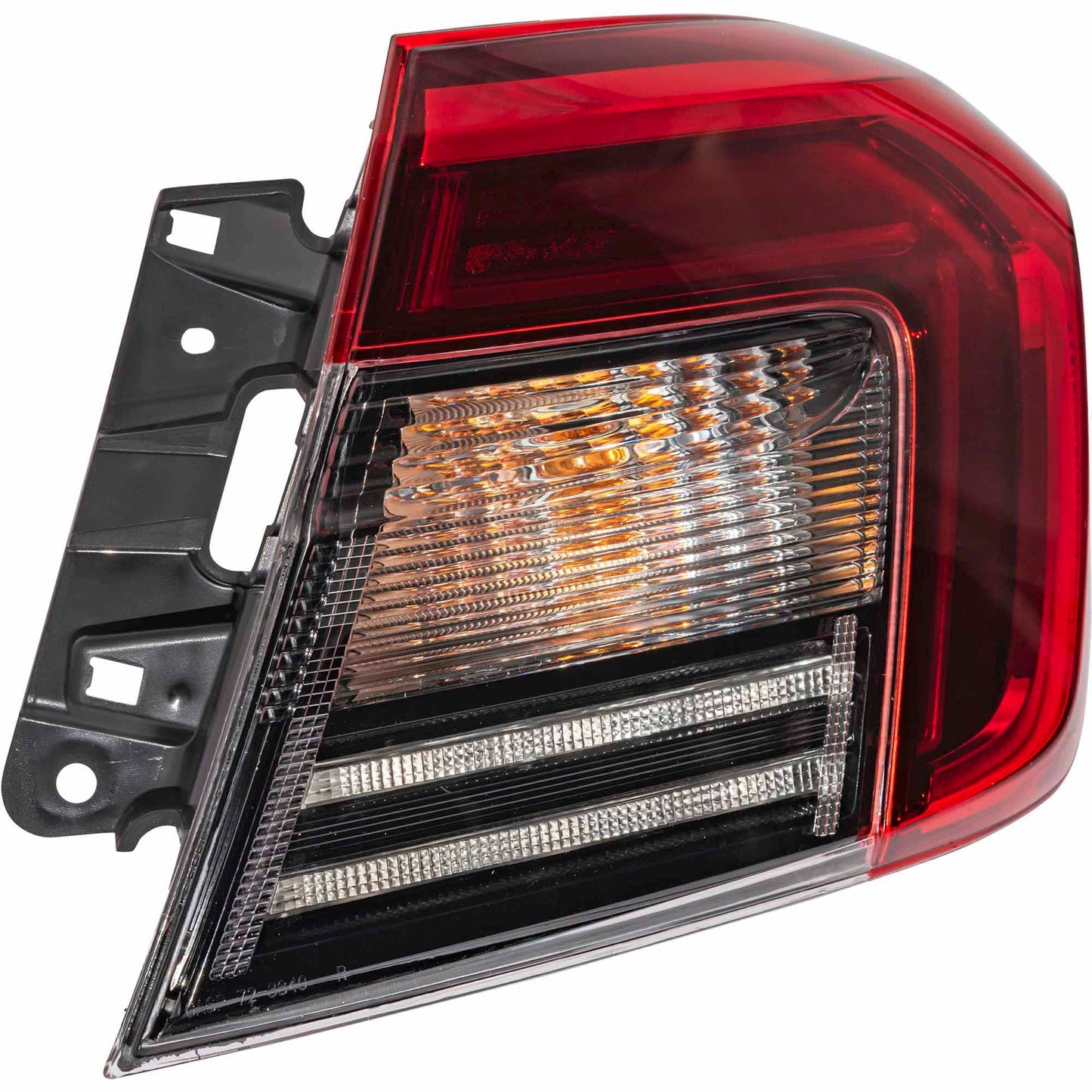 Brock Driver Side Left Passenger Side Right Combination Tail Light Assembly Body Mounted Set Compatible with 2022-2024 Honda Civic Sedan 7222-0086LR