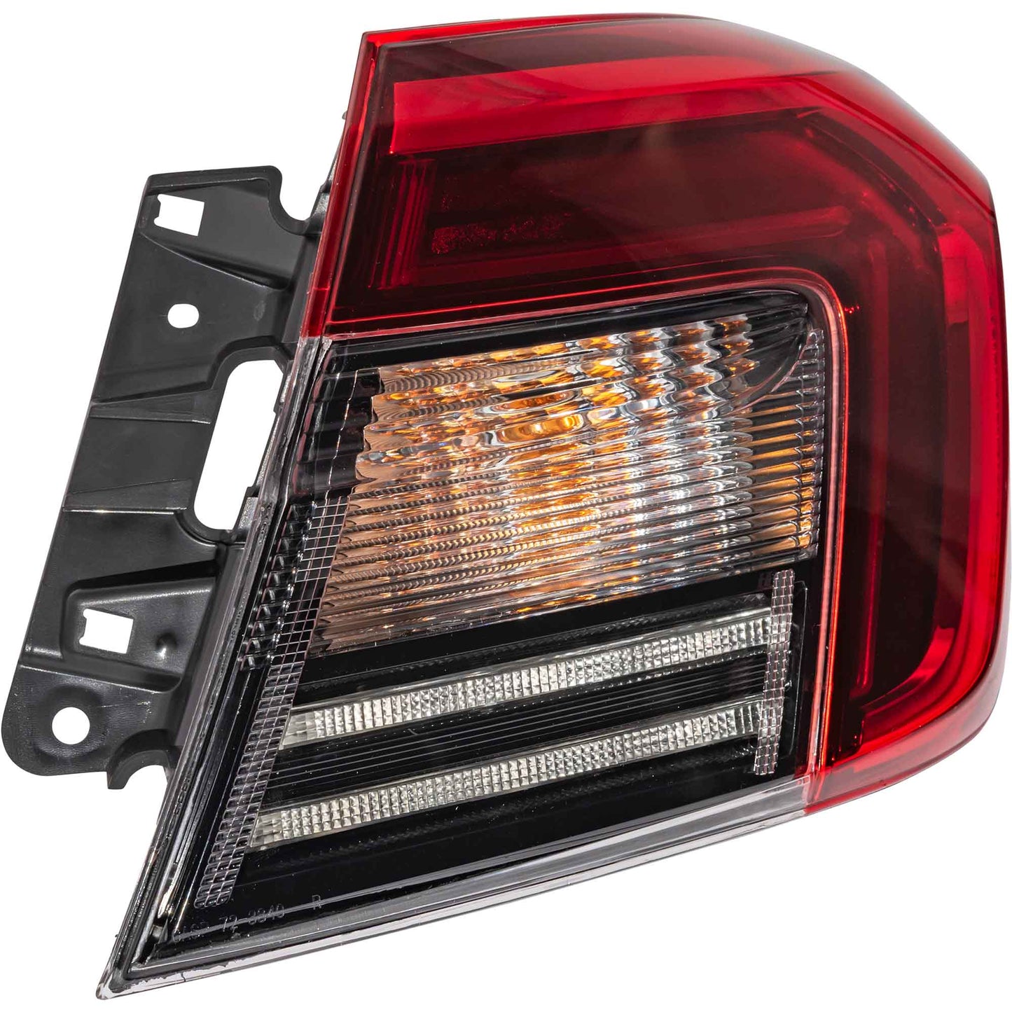 Brock Passenger Side Right Combination Tail Light Assembly Body Mounted Compatible with 2022-2024 Honda Civic Sedan 7222-0086R