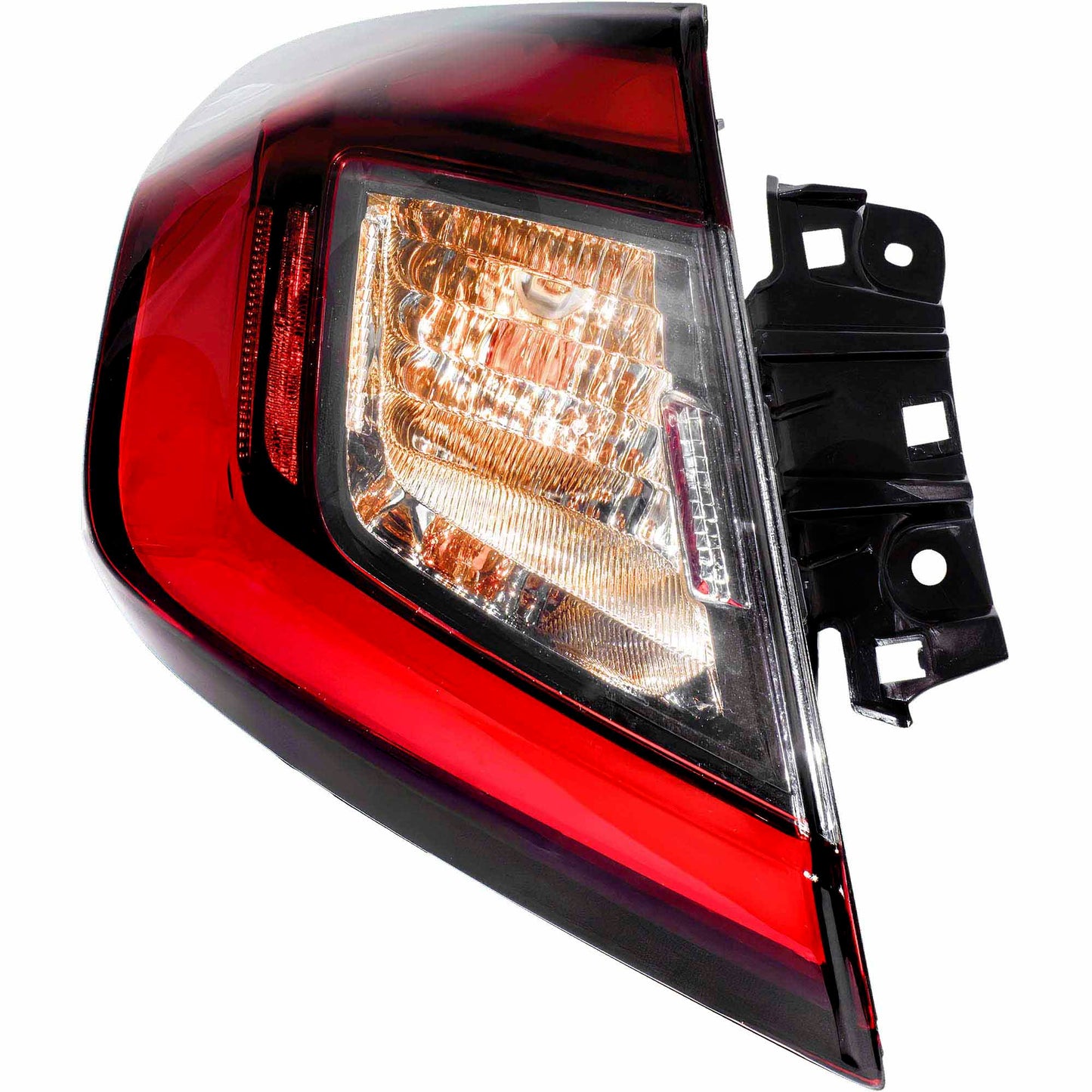 Brock 7222-0087L Driver Side Left Combination Tail Light Assembly Body Mounted Compatible with 2022-2024 Honda Civic Hatchback 2023-2024 Honda