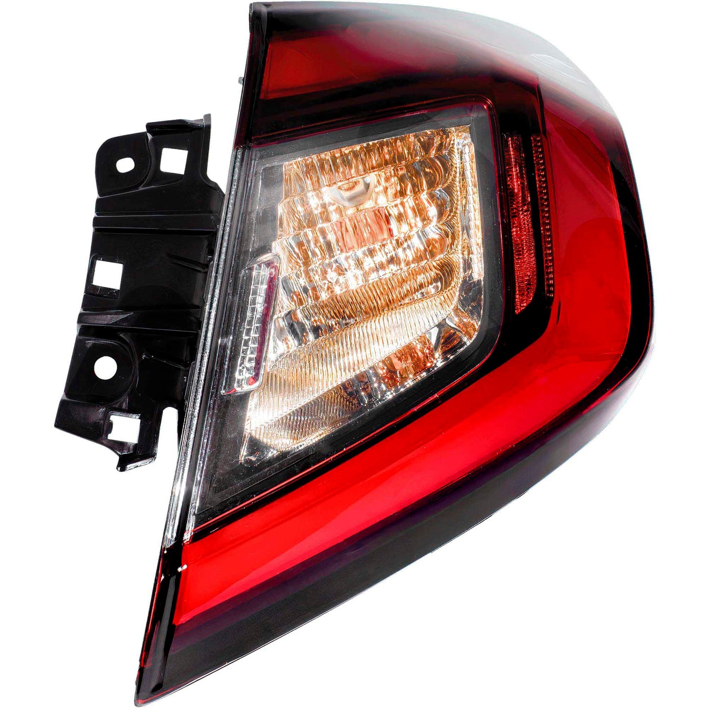 Brock 7222-0087LR Driver Side Left Passenger Side Right Combination Tail Light Assembly Set Body Mounted Compatible with 2022-2024 Honda Civic Hatchback 2023-2024 Honda Civic Type R