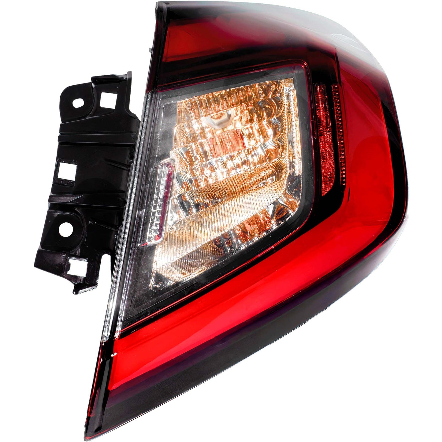 Brock 7222-0087R Passenger Side Right Combination Tail Light Assembly Body Mounted Compatible with 2022-2025 Honda Civic Hatchback 2023-2024 Honda Civic Type R