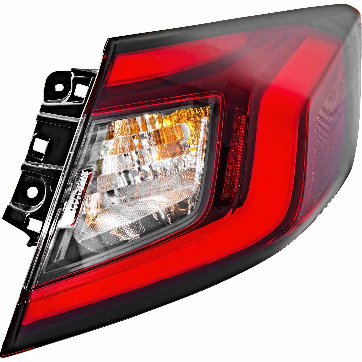 Brock 7222-0087R Passenger Side Right Combination Tail Light Assembly Body Mounted Compatible with 2022-2025 Honda Civic Hatchback 2023-2024 Honda Civic Type R