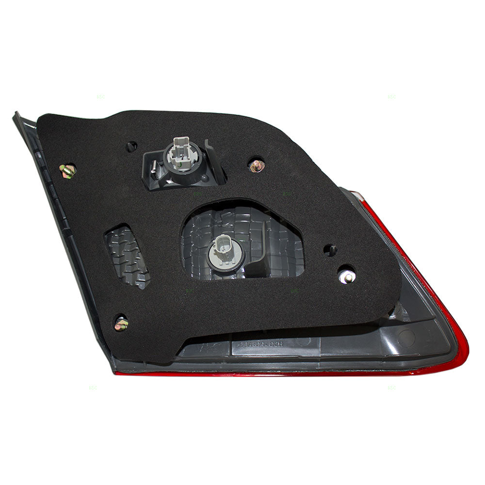 Brock Replacement Passengers Taillight Lid Mounted Tail Lamp Compatible with 13-14 Accord 34150-T2A-A01
