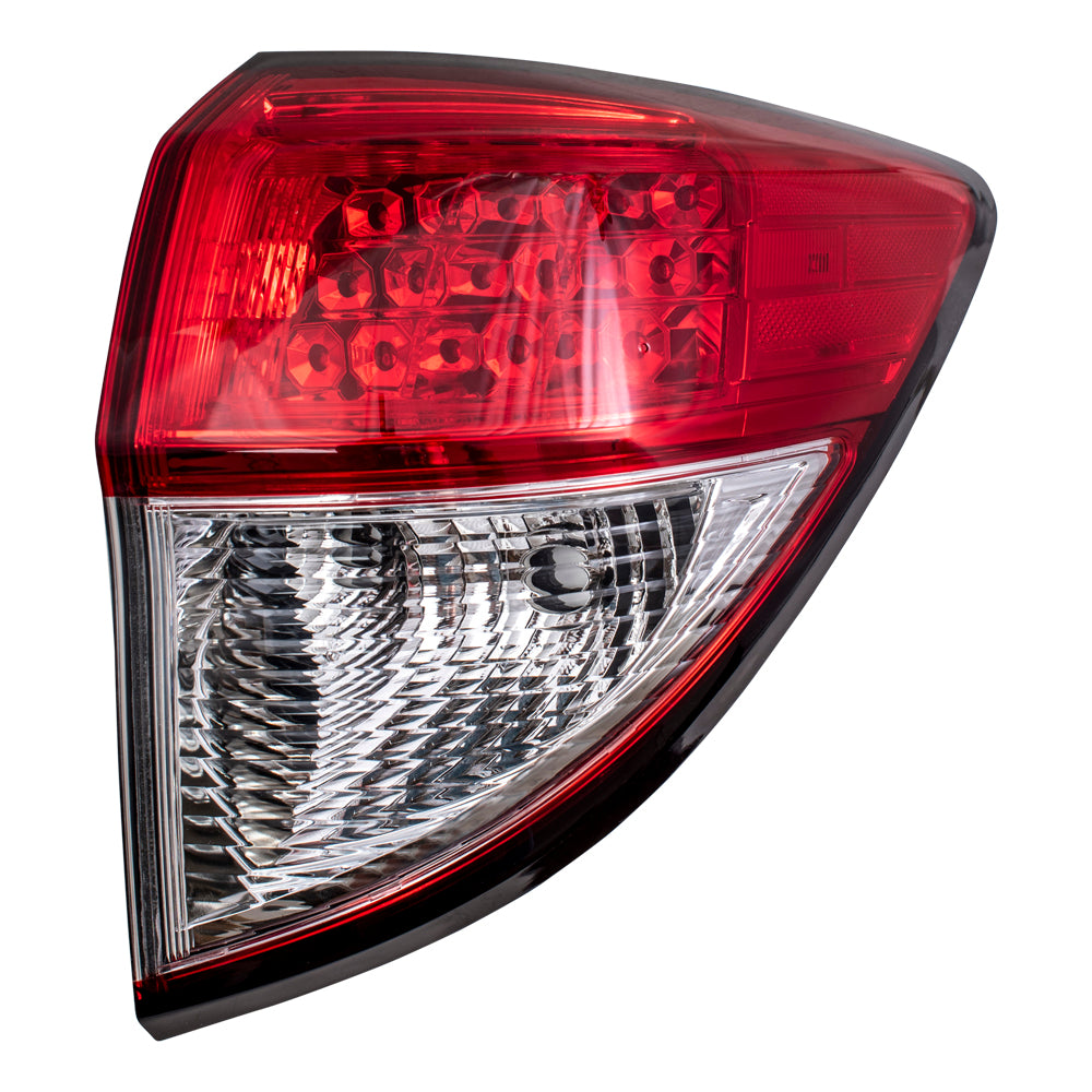 Brock Replacement Driver and Passenger Side Tail Light Units Quarter Mounted Compatible with 2019-2022 Honda HR-V