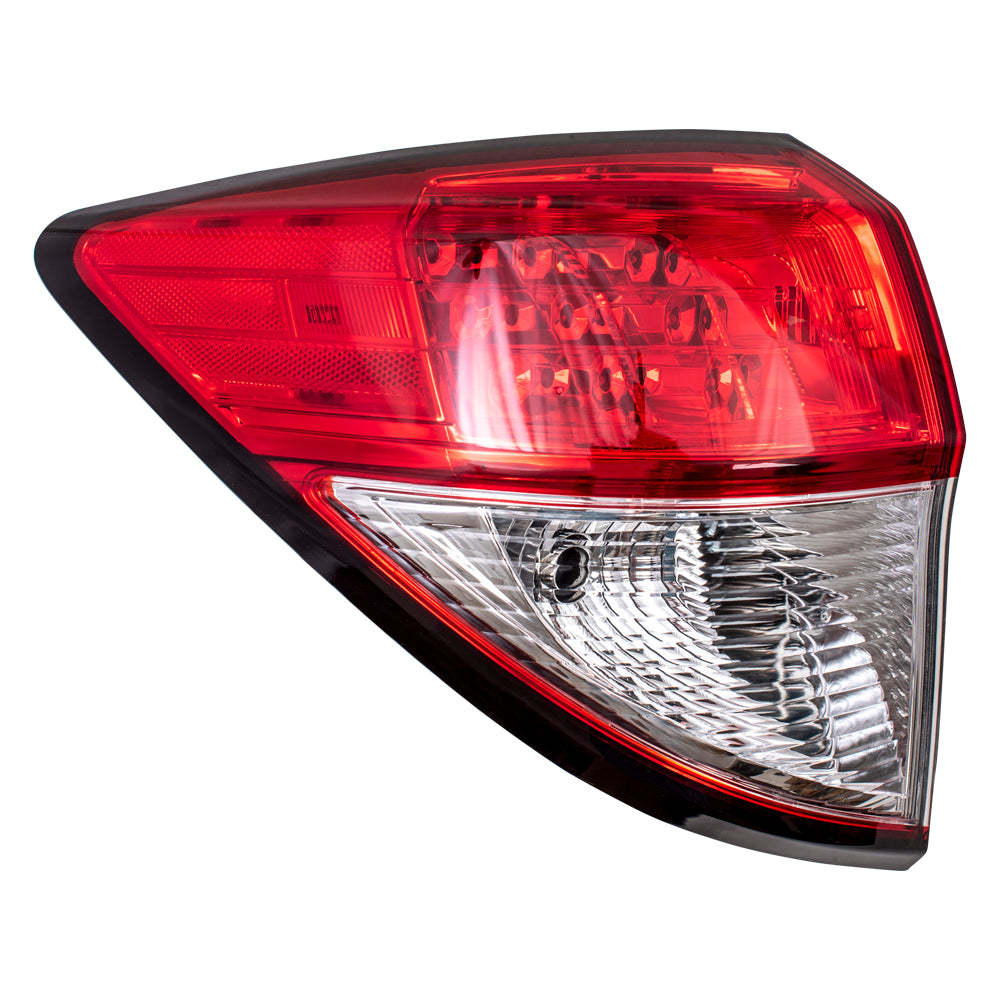 Brock Replacement Driver Side Tail Light Unit Quarter Mounted Compatible with 2019-2022 Honda HR-V