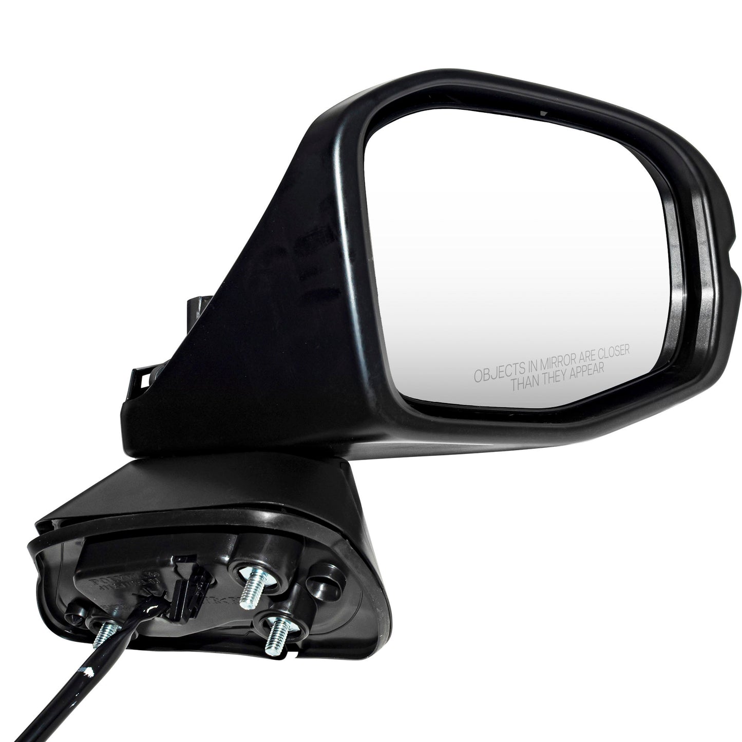 Brock Driver Side Left Passenger Side Right Power Door Mirror Set Paint to Match Black Without Blind Spot Detection-Heat-Turn Signal Light Compatible with 2023-2025 Honda HR-V LX 7331-0005LR