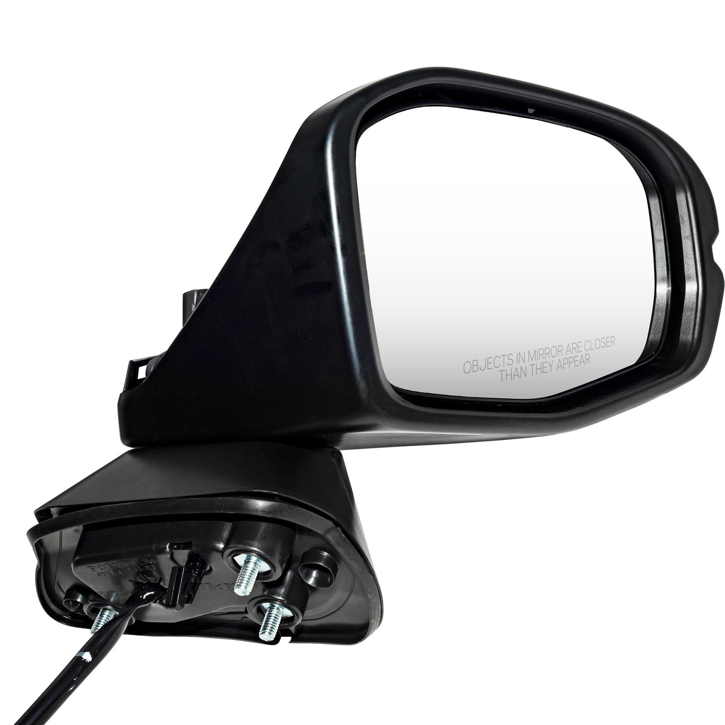 Brock Passenger Side Right Power Door Mirror Paint to Match Black Without Blind Spot Detection-Heat-Turn Signal Light Compatible with 2023-2025 Honda HR-V LX 7331-0005R