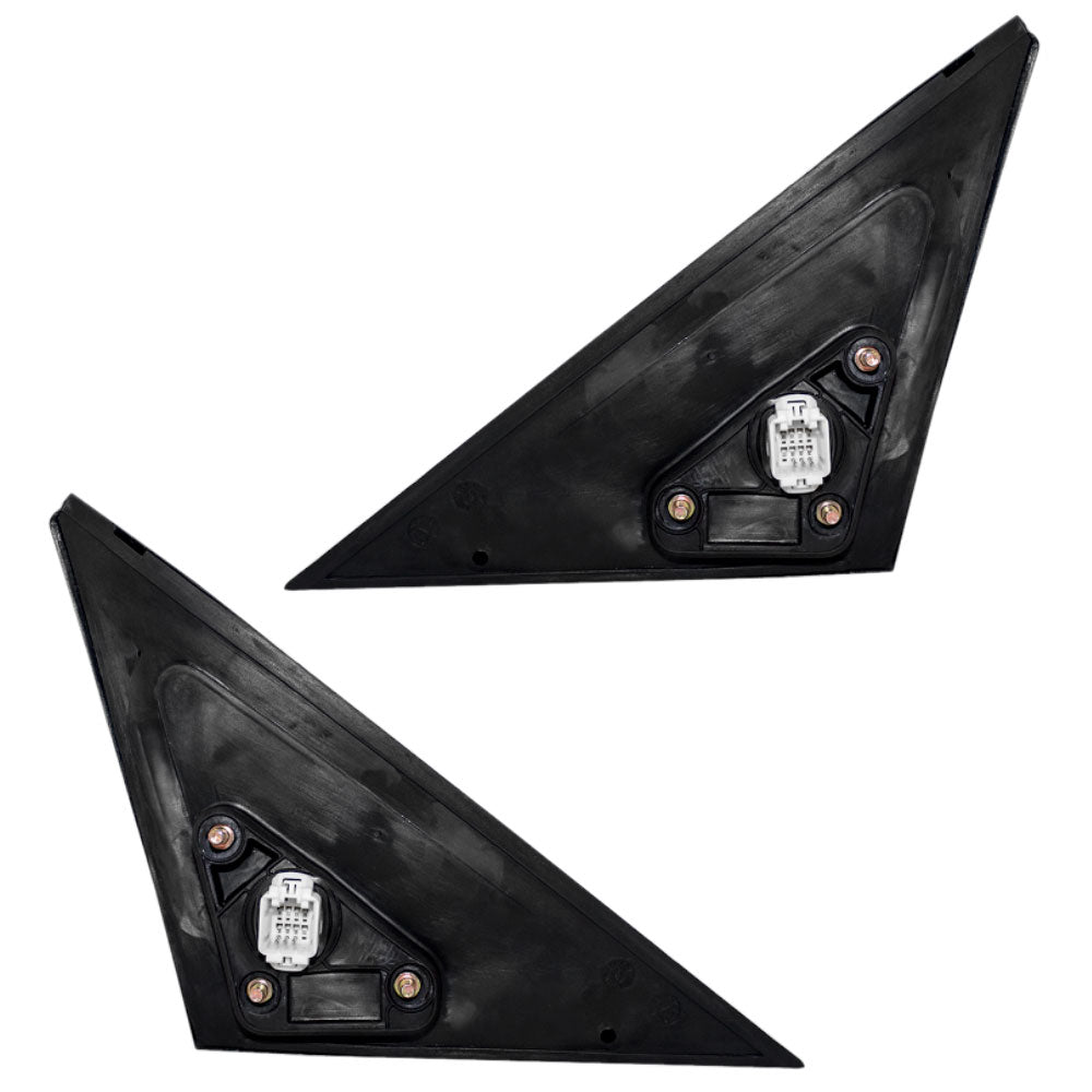 Brock Replacement Driver and Passenger Power Side View Mirrors Ready-to-Paint Compatible with 96-00 Civic Sedan 76250-S01-A15 76200-S01-A15