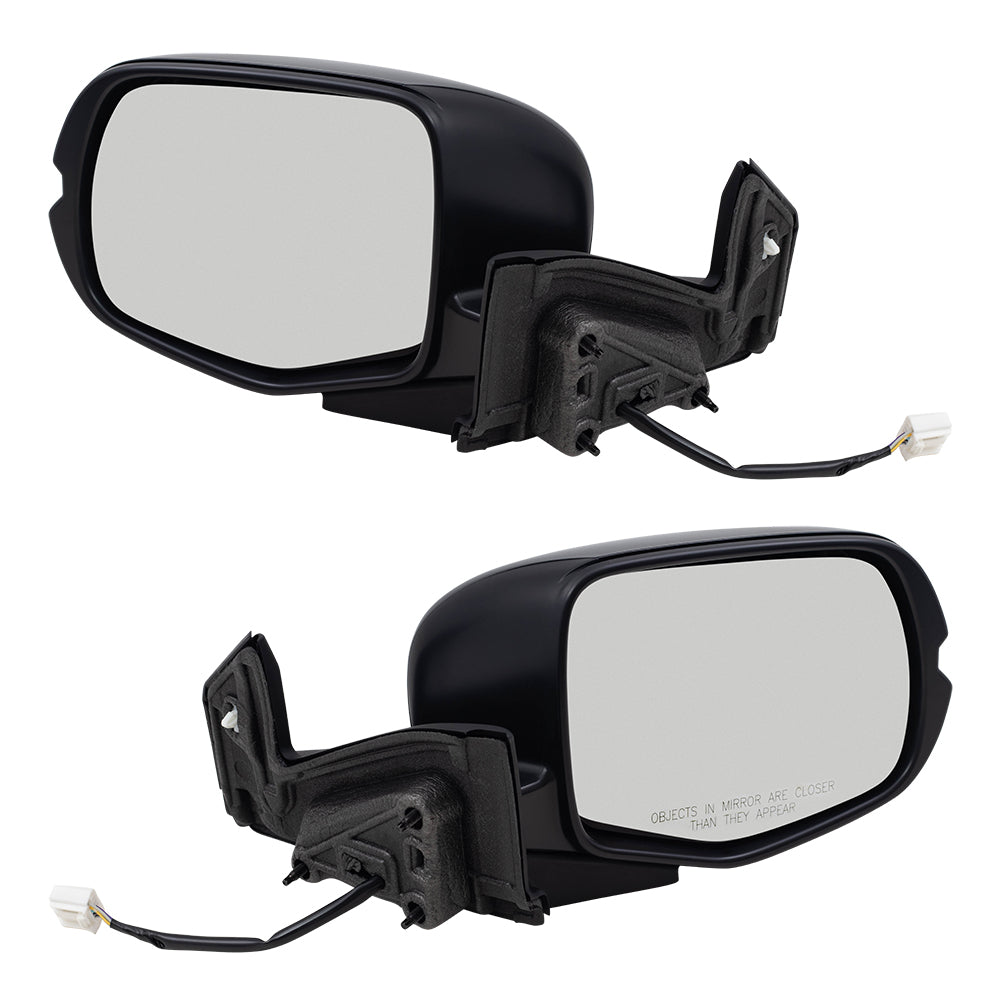 Power Mirror for 2019-2022 Pilot EX/Sport Turn Signal Indicator Heated Manual Fold for 2022-2023 Passport 76250TG7C42ZD Set HO1320334