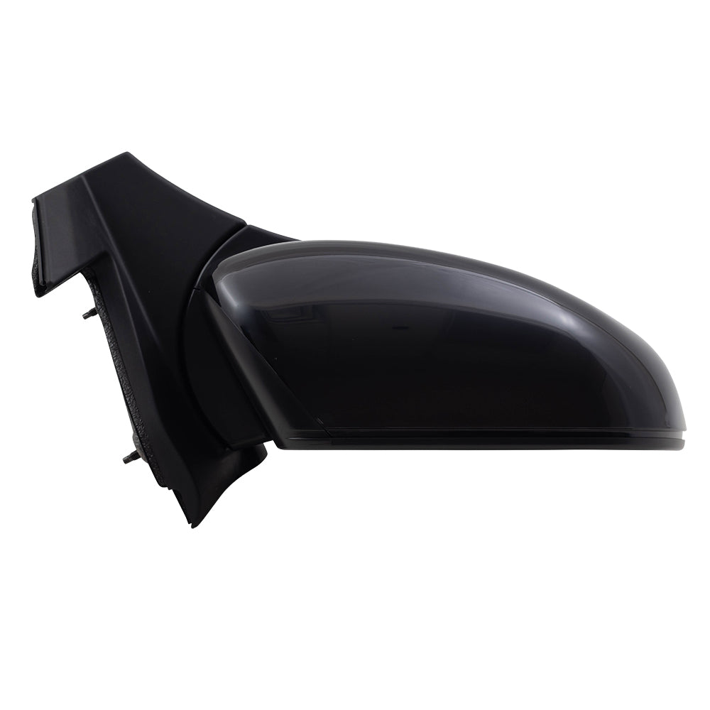 Brock Aftermarket Replacement Driver Left Passenger Right Power Door Mirror Assembly Paint To Match Black Manual Folding With Heat-Signal-Memory Without Auto Dimming-RH Side View Camera Set