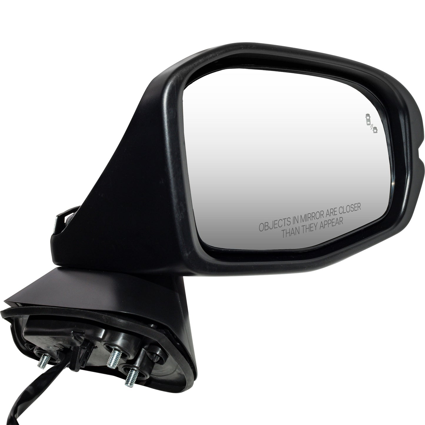 Brock Passenger Side Right Power Door Mirror Paint to Match Black With Heat-Turn Signal Light-Blind Spot Detection Compatible with 2023-2025 Honda HR-V EX-L/EX-L Navi/Sport 7332-0027R
