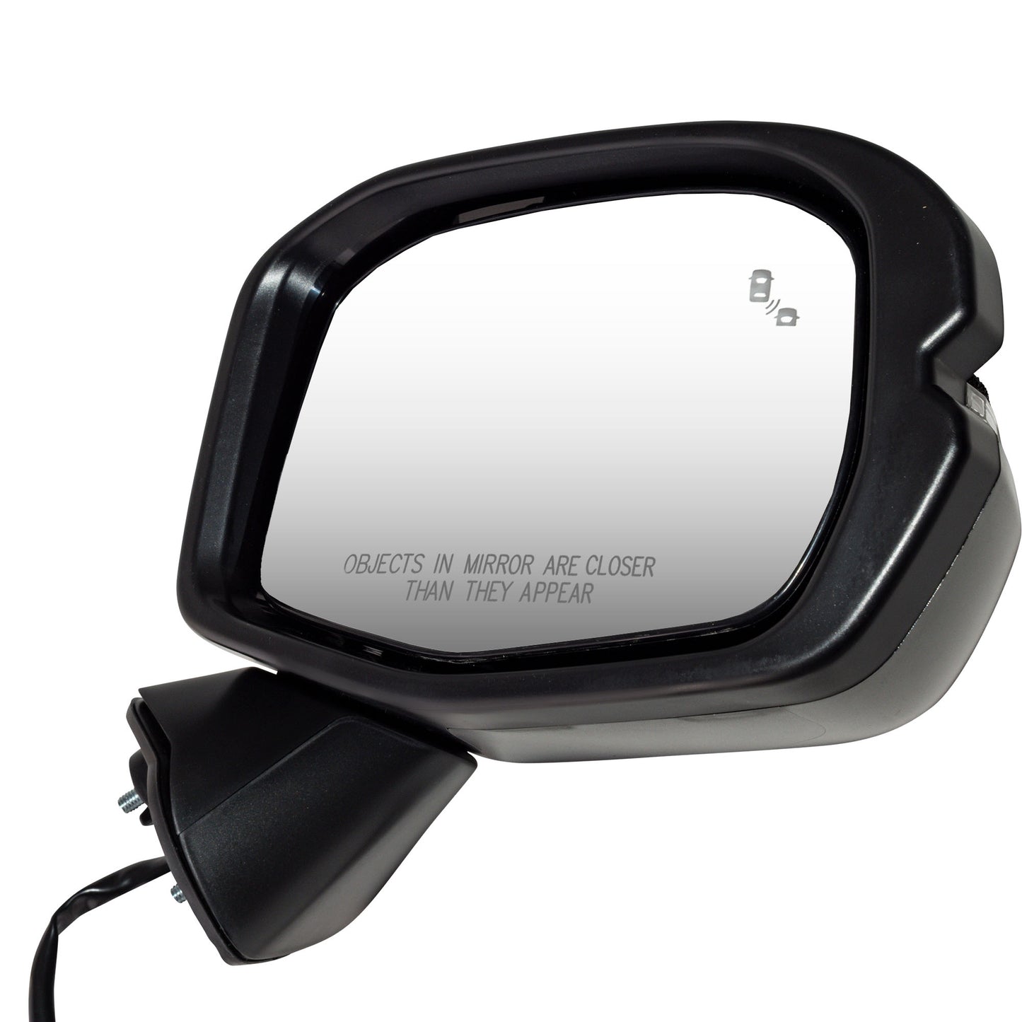 Brock Passenger Side Right Power Door Mirror Paint to Match Black With Heat-Turn Signal Light-Blind Spot Detection Compatible with 2023-2025 Honda HR-V EX-L/EX-L Navi/Sport 7332-0027R