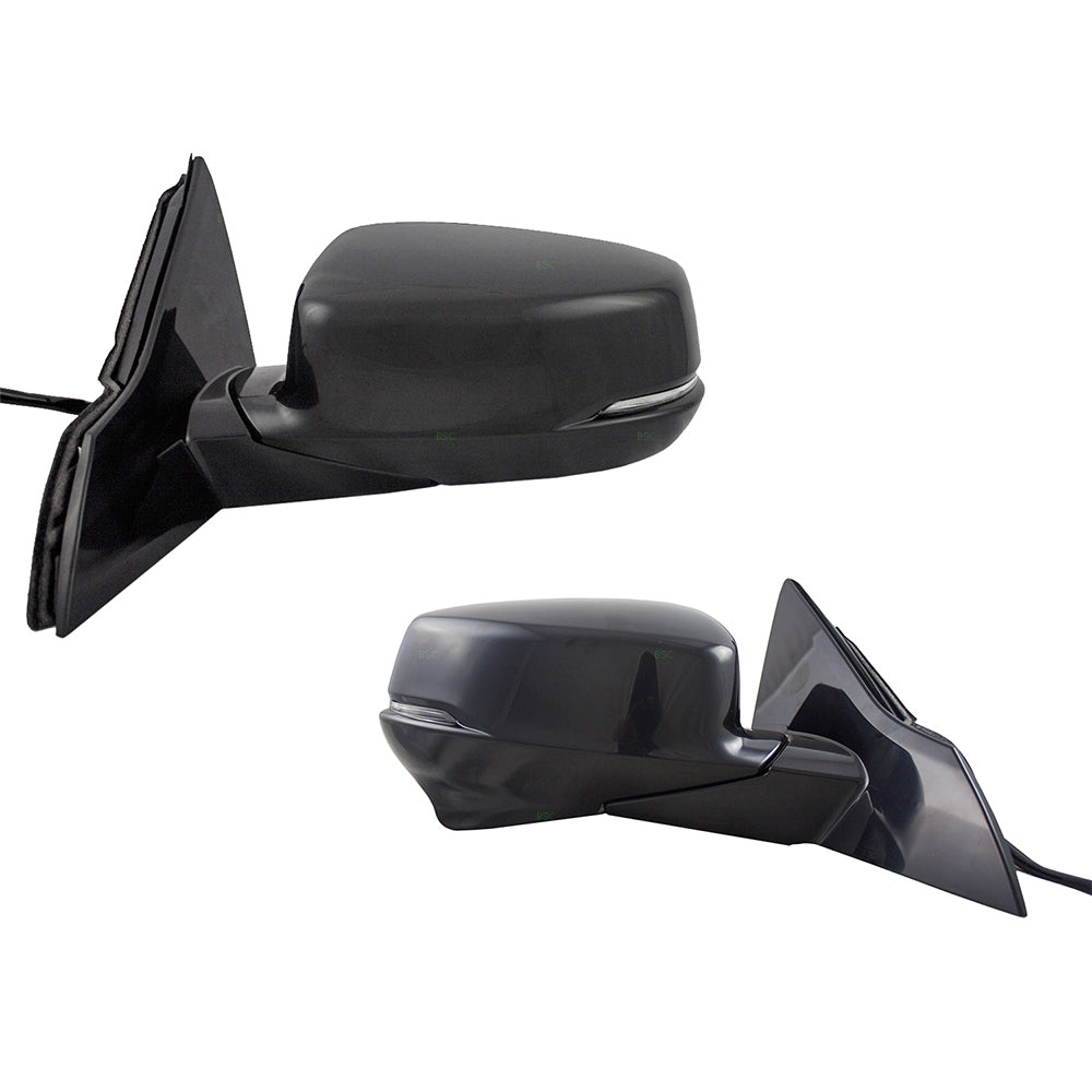 Power Mirror for 2013-2017 Accord Sedan Aspherical Glass Turn Signal Indicator Heated 76250T2GA11ZC Set HO1320275