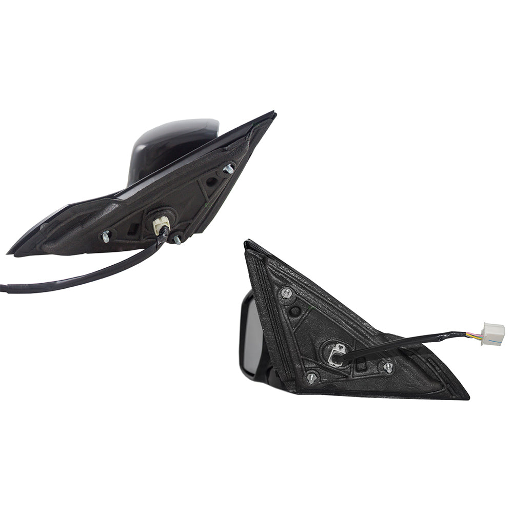 Power Mirror for 2013-2017 Accord Sedan Aspherical Glass Turn Signal Indicator Heated 76250T2GA11ZC Set HO1320275
