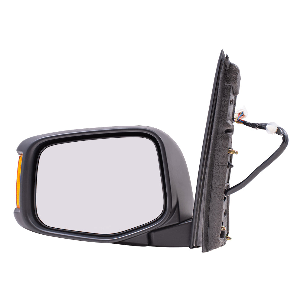 Power Mirror for 2011-2013 Odyssey Turn Signal Indicator Memory Heated 76250TK8A31ZA Left HO1320264