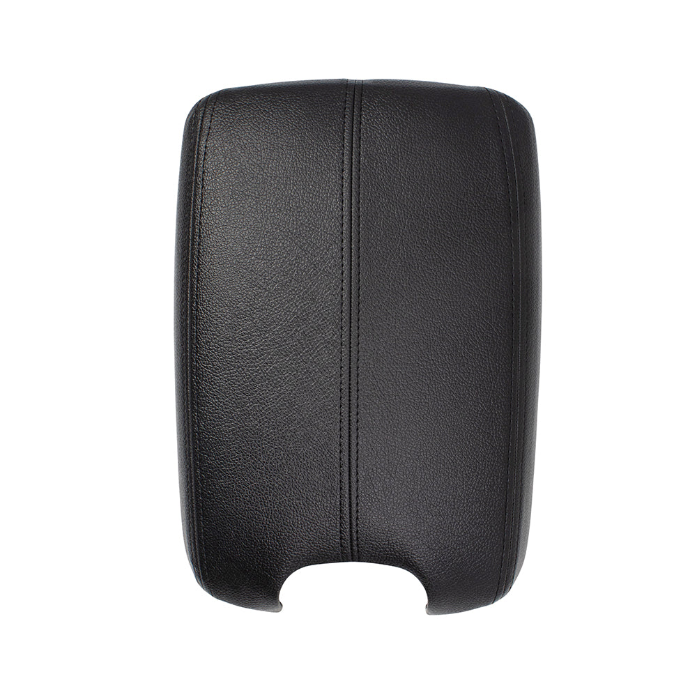 Brock Replacement Black Leatherette Center Console Armrest Lid Cover Synthetic Leather Lid w/ Plastic Plate Compatible with 08-12 Accord 83450-TA0-A01ZA