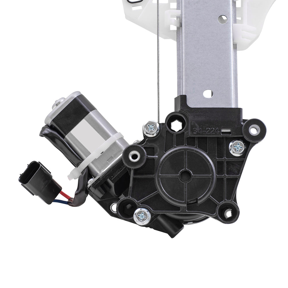 Brock Replacement Front Driver and Passenger Side Power Window Regulators with Motor Compatible with 2017-2020 CR-V LX & 2020 CR-V Hybrid LX