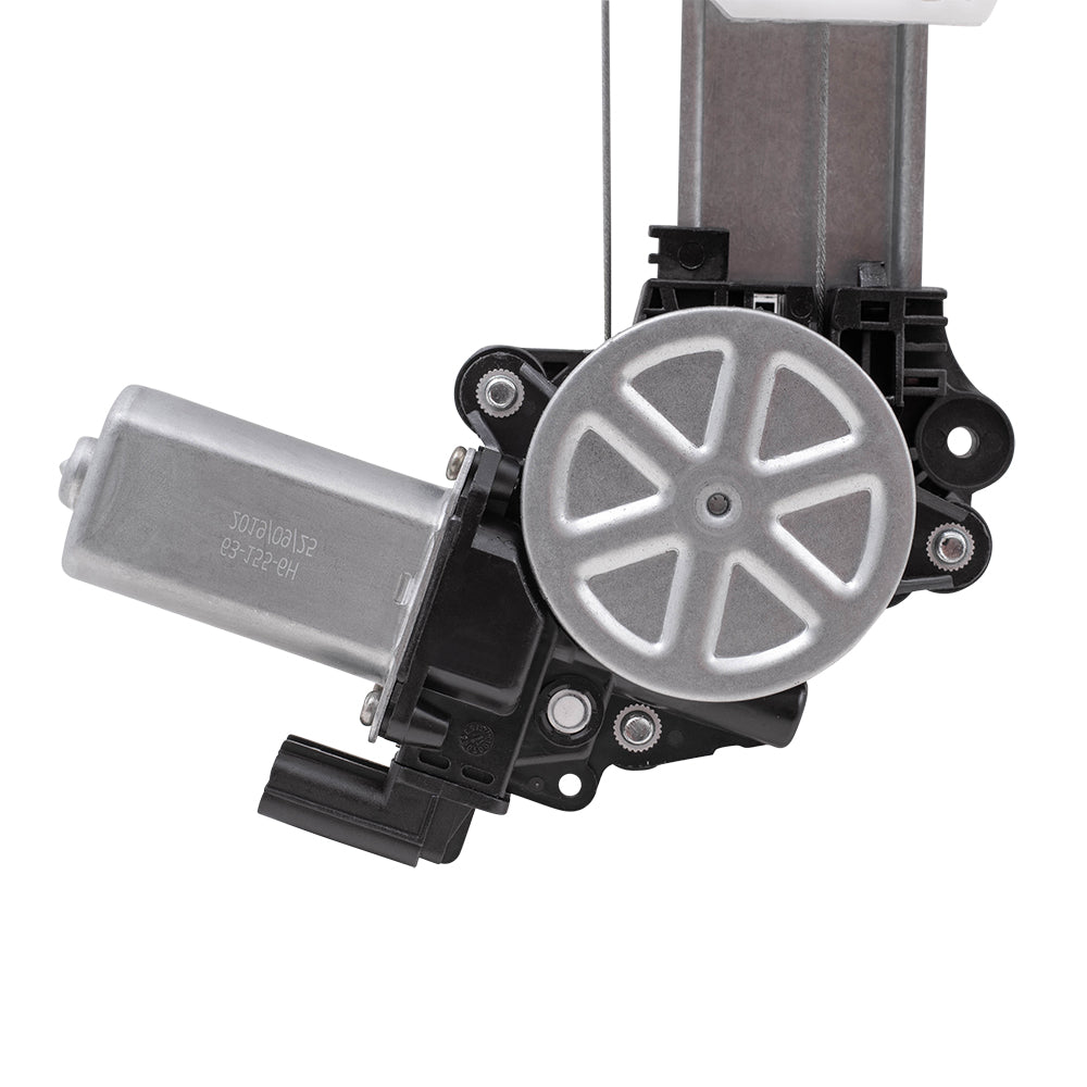 Brock Replacement Front Driver Side Power Window Regulator with Motor-6 Pin Connector Compatible with 2013-2017 Accord Coupe