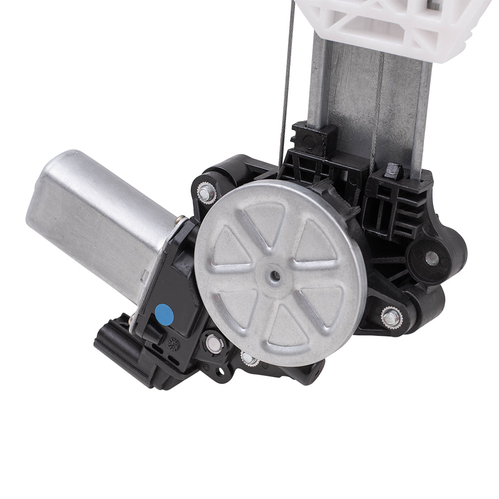 Brock Replacement Front Driver Side Power Window Regulator with Motor-6 Pin Connector Compatible with 2013-2017 Accord Coupe