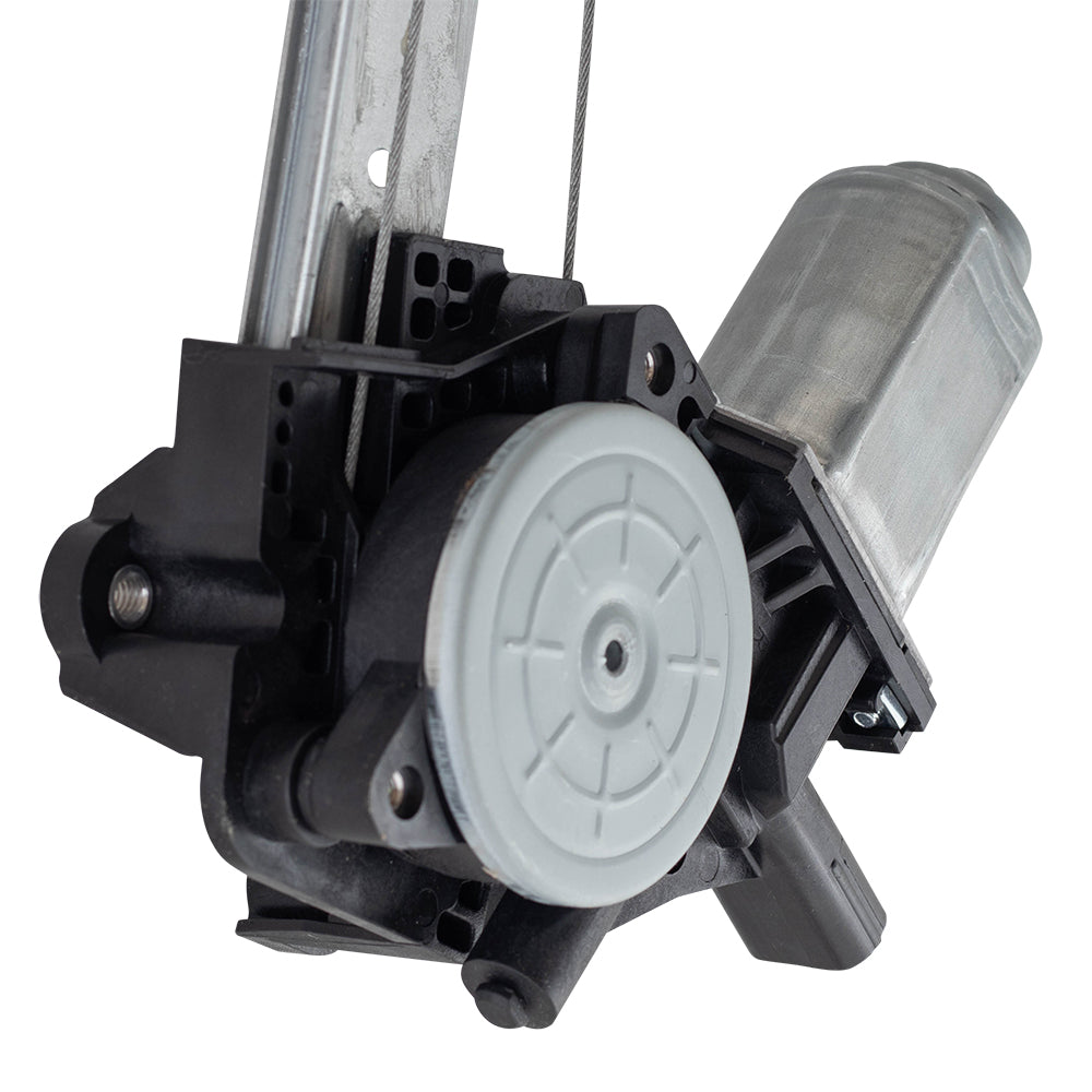 Brock Replacement Passenger Front Power Window Regulator with Motor Compatible with 09-15 Pilot
