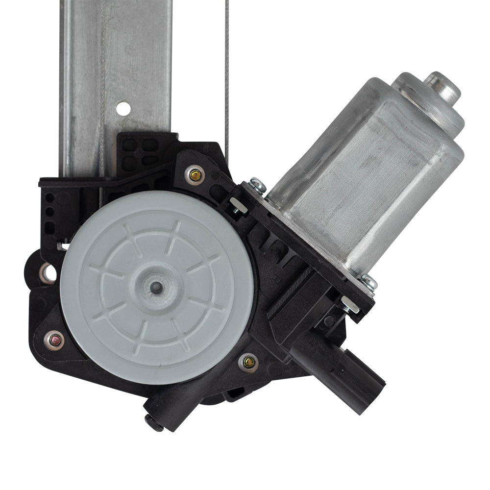 Brock Replacement Pair Rear Power Window Regulators with Motors Compatible with 09-15 Pilot