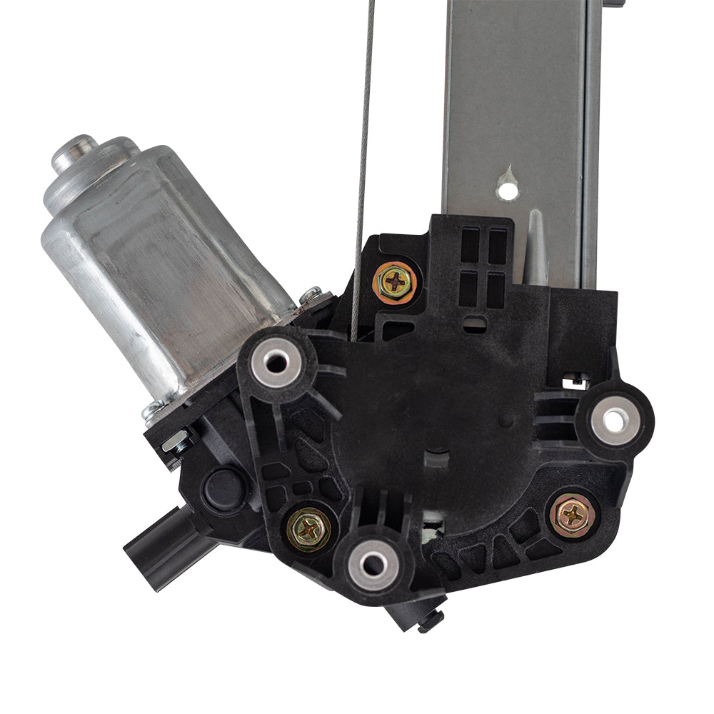 Brock Replacement Pair Rear Power Window Regulators with Motors Compatible with 09-15 Pilot