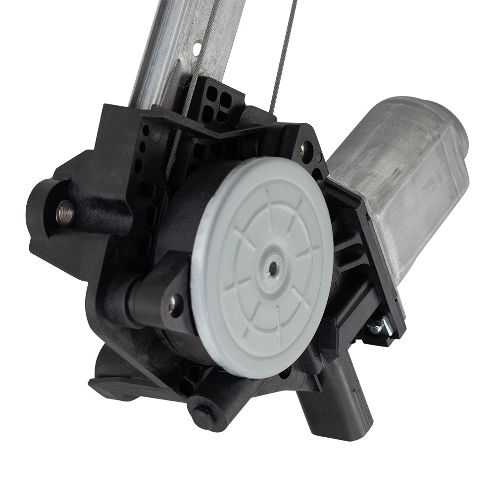 Brock Replacement Pair Rear Power Window Regulators with Motors Compatible with 09-15 Pilot