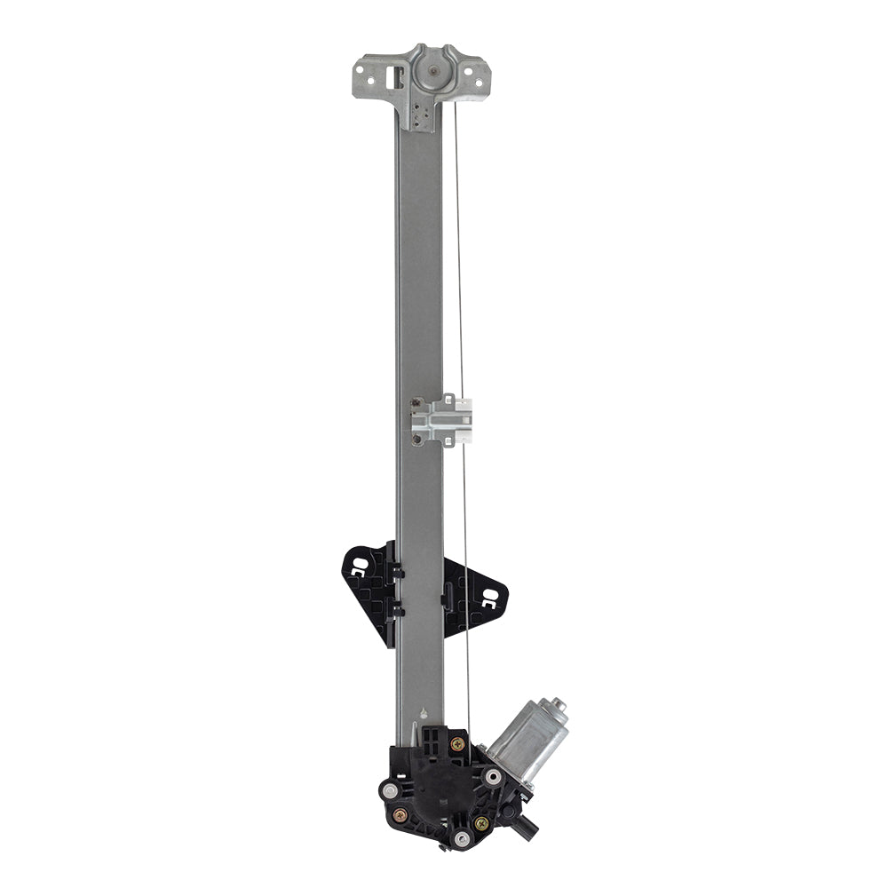 Brock Replacement Driver Rear Power Window Regulator with Motor Compatible with 09-15 Pilot