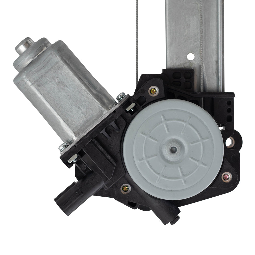 Brock Replacement Driver Rear Power Window Regulator with Motor Compatible with 09-15 Pilot