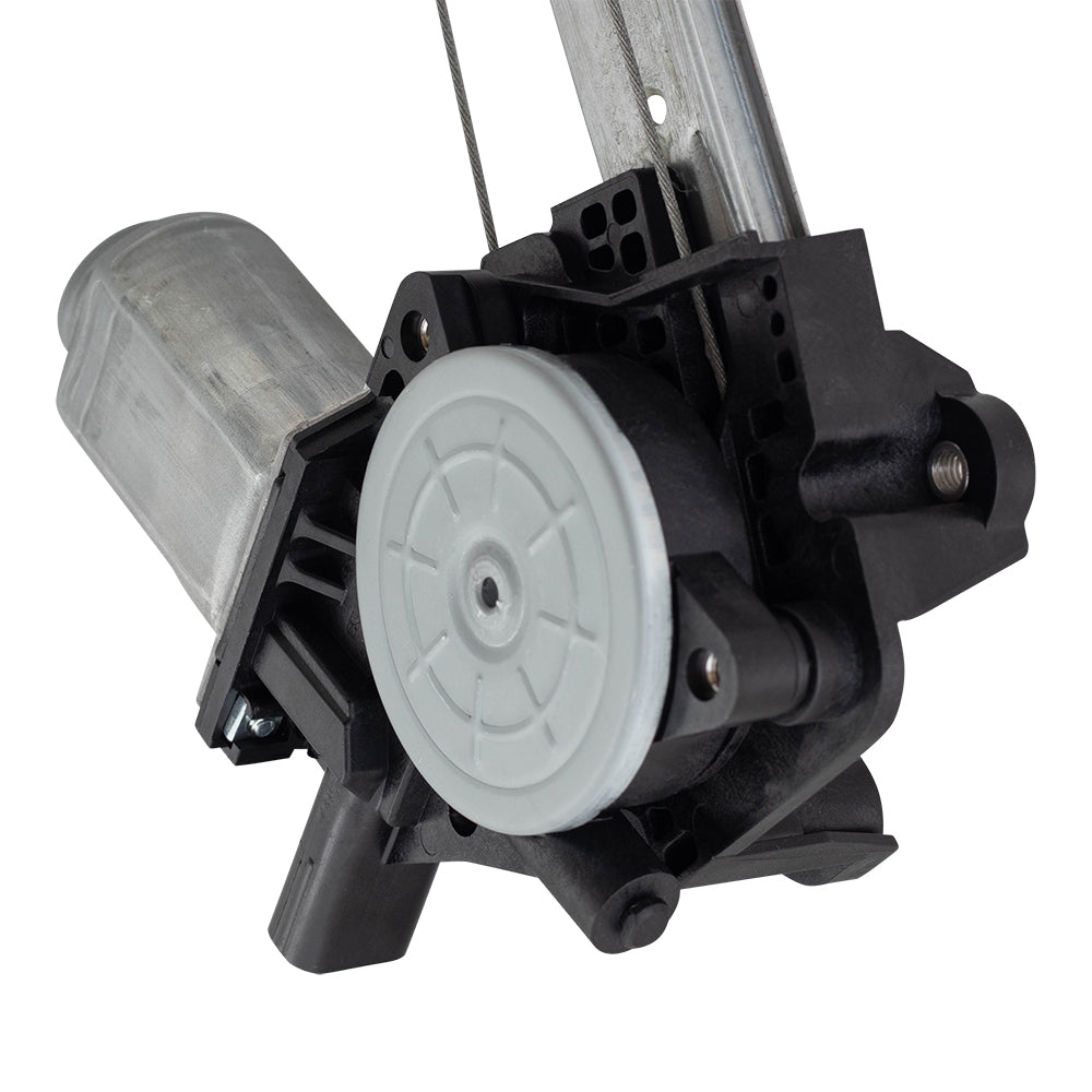 Brock Replacement Driver Rear Power Window Regulator with Motor Compatible with 09-15 Pilot