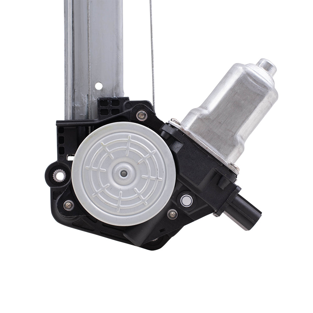 Brock Replacement Driver and Passenger Front Power Window Lift Regulators & Motors Assemblies Compatible with 07-11 SUV 72250-SWA-A01 72210-SWA-A01