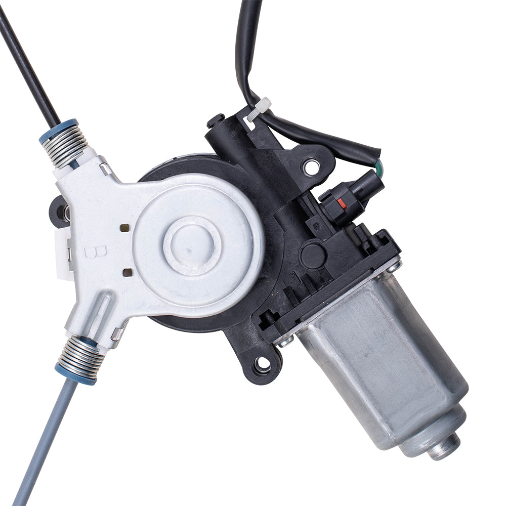 Brock Replacement Driver and Passenger Front Power Window Lift Regulators & Motors Assemblies Compatible with 98-02 Pickup 8972544530 8972544520