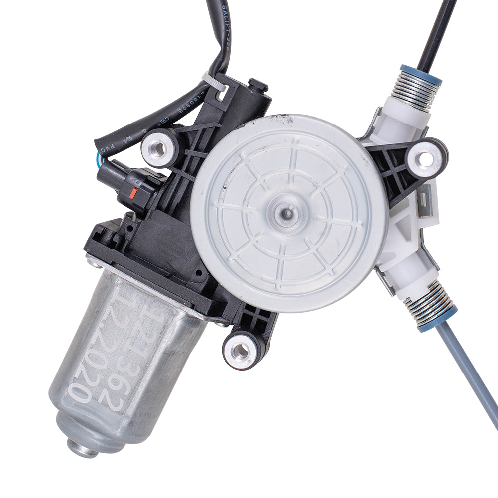 Brock Replacement Driver and Passenger Front Power Window Lift Regulators & Motors Assemblies Compatible with 98-02 Pickup 8972544530 8972544520