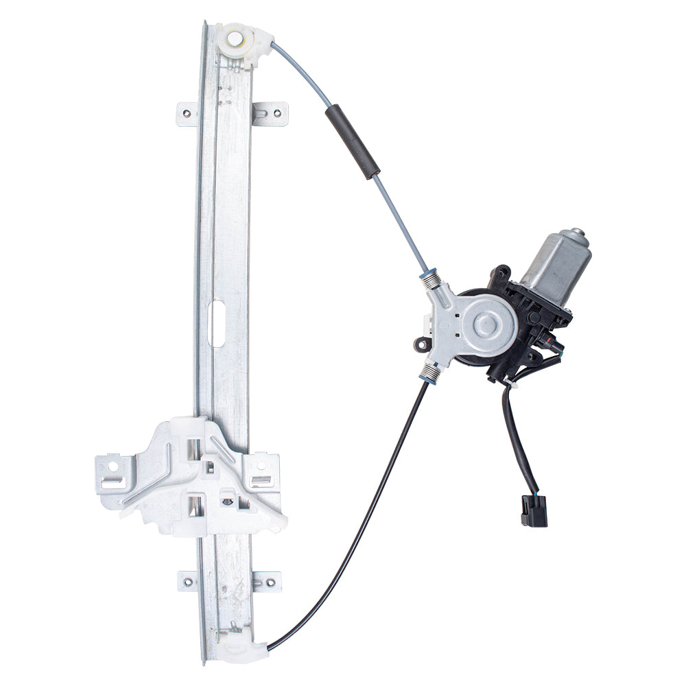 Brock Replacement Passengers Front Power Window Lift Regulator with Motor Assembly Compatible with 98-02 Pickup Truck 8972544520
