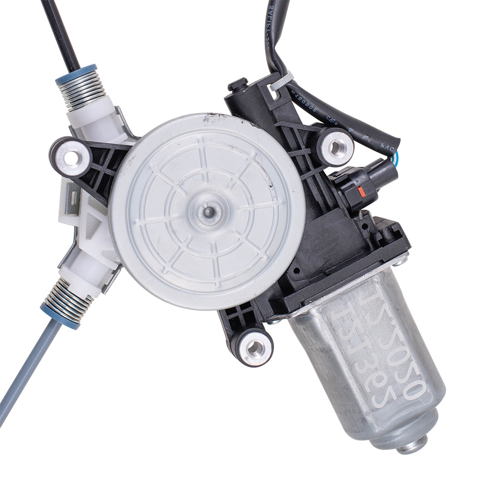 Brock Replacement Passengers Front Power Window Lift Regulator with Motor Assembly Compatible with 98-02 Pickup Truck 8972544520