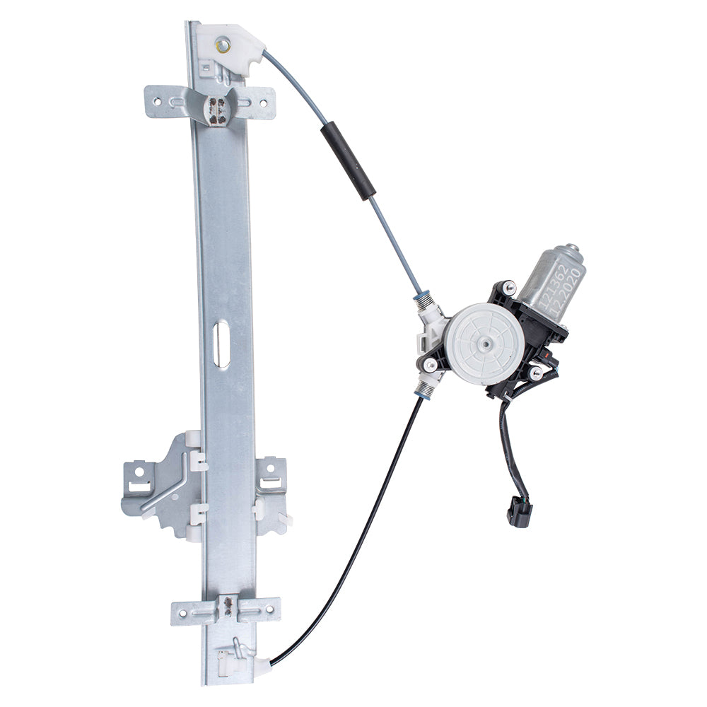 Brock Replacement Driver and Passenger Front Power Window Lift Regulators & Motors Assemblies Compatible with 98-02 Pickup 8972544530 8972544520