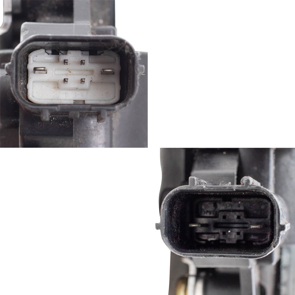 Brock Replacement Pair Front Power Window Regulators with Motors Compatible with 11-17 Odyssey Van