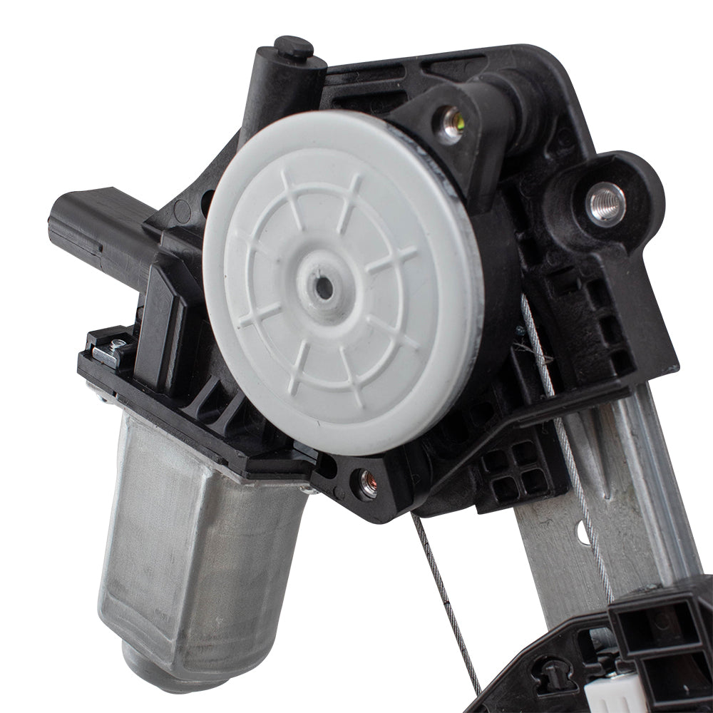Brock Replacement Power Window Regulator with Motor Compatible with 2007-2012 RDX Front Passengers Right Side Assembly 72210STKA02